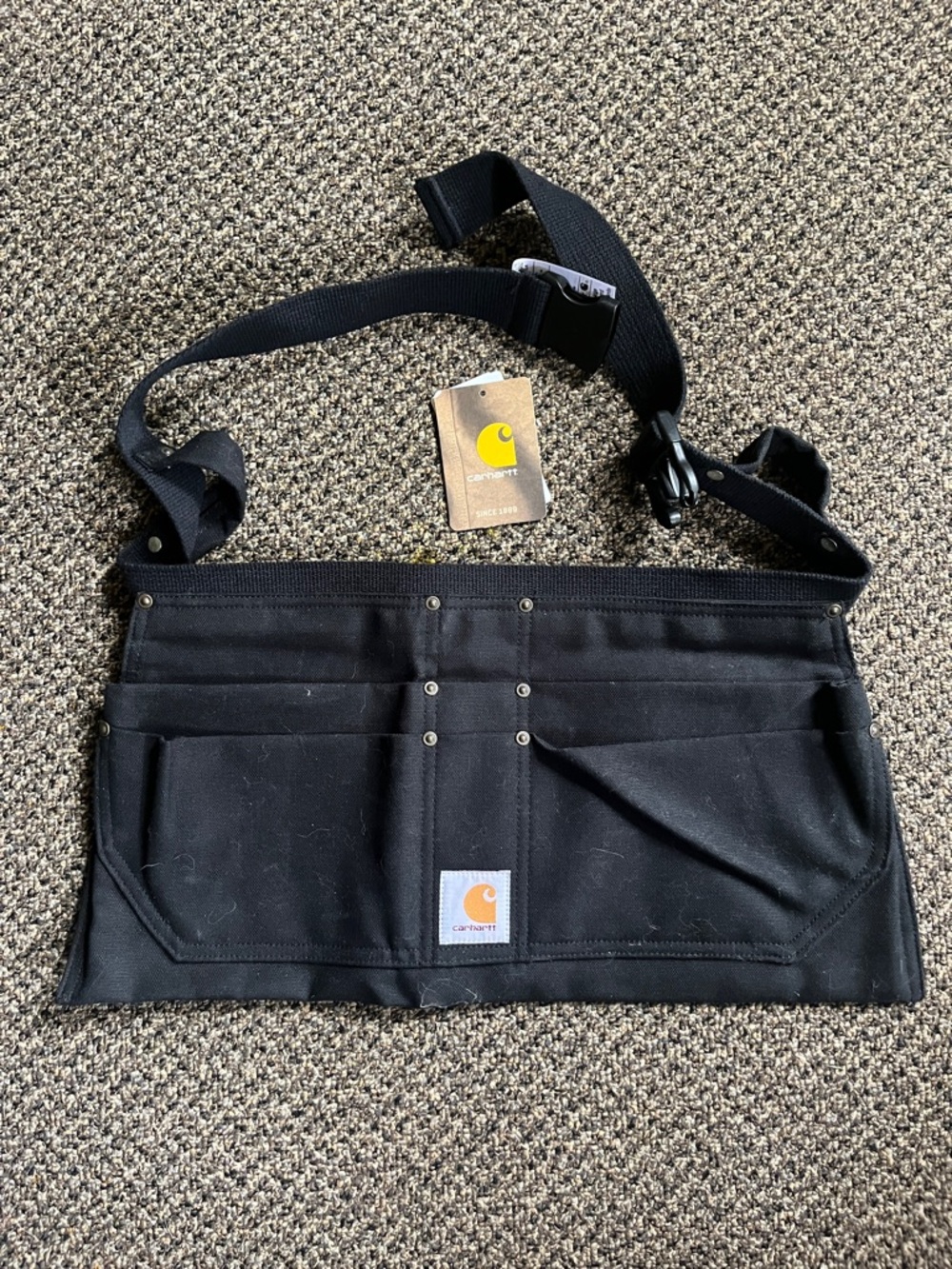Carhartt Black Canvas Waist Tool Pouch